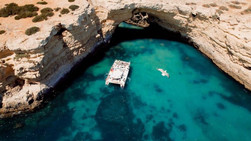 Albufeira: Caves and Coastline Catamaran Cruise to Benagil - Swimming in the Ocean: A Refreshing Break
