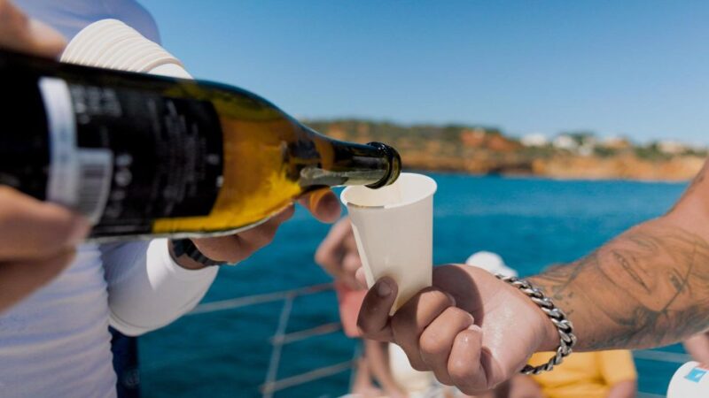 Albufeira: Caves and Coastline Catamaran Cruise to Benagil - Practical Details: Meeting Point, Group Size, and Booking