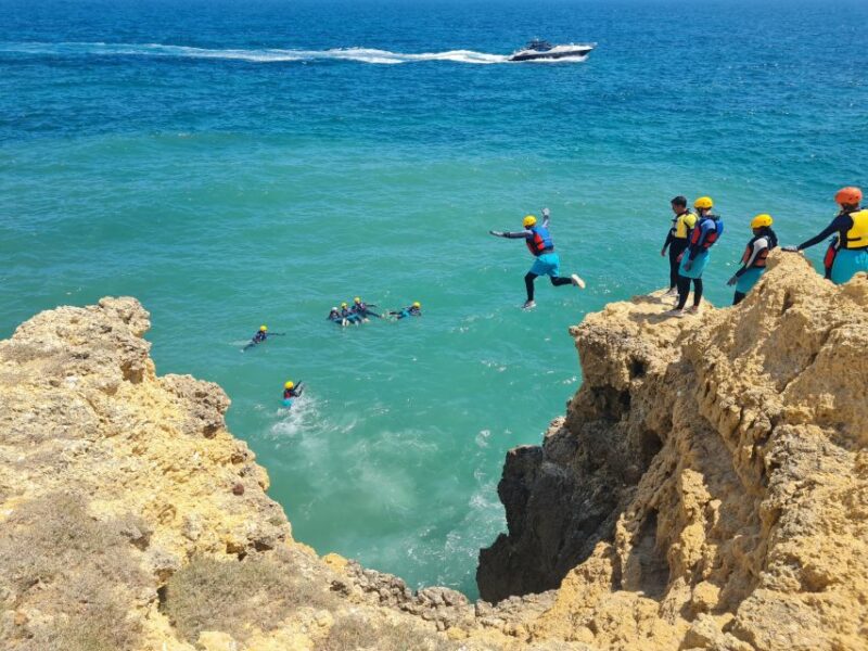 Albufeira: Guided Coasteering Tour with Cliff Jumping - The Thrill of Cliff Jumping in Albufeira