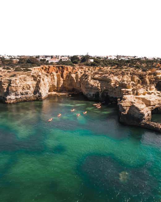 Albufeira: Secret Caves & Beaches Kayak Tour with Swim Stop - Swim Break at Praia das Salamitras
