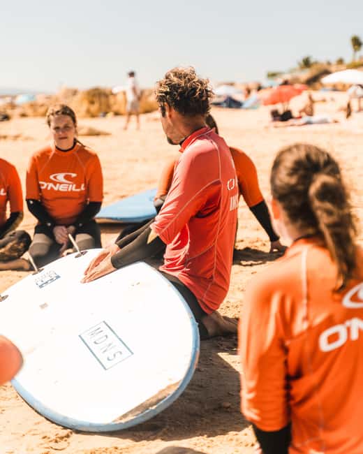 Albufeira: Small Group Surf Lesson with Private Instructor - How the Surf Lesson at Galé Beach Is Organized