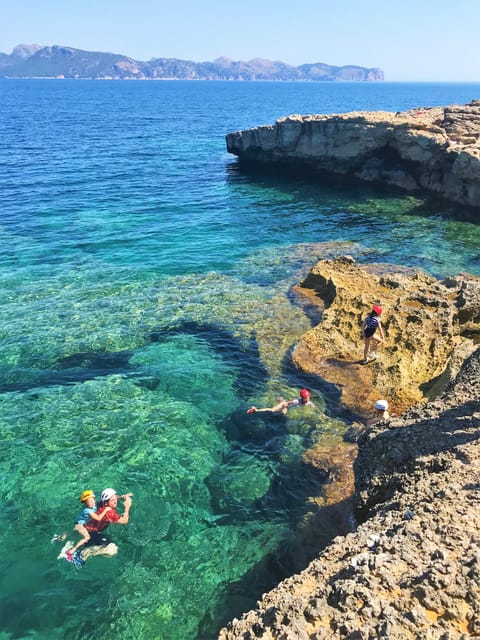 Alcudia: Coasteering Cliff Jumping - Exploring the Waters of Mallorca’s La Victòria