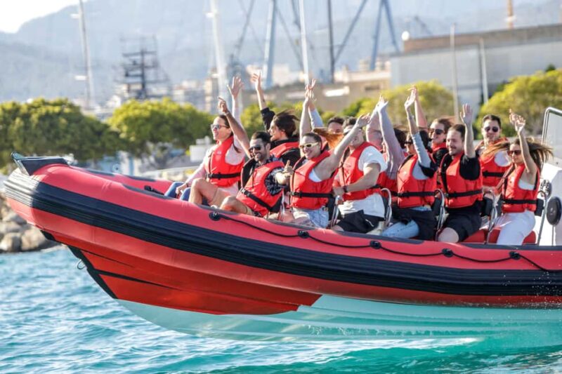 Alcudia: Sightseeing, Sea Caves & Snorkel Speedboat Tour - The Speedboat Experience: Power, Speed, and Music
