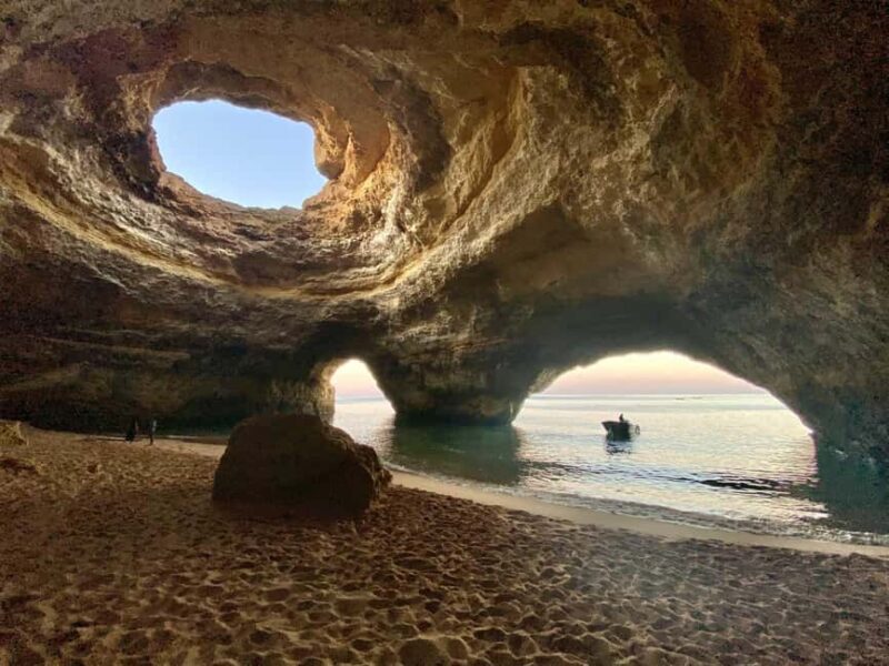 Algarve: Benagil Cave and Beach Private Day Trip - Visiting the Benagil Cave from a scenic viewpoint