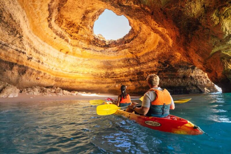 Algarve: Benagil Cave Sunrise Kayak Tour with Shower Use - Benagil Beach: Starting Point and Meeting Spot
