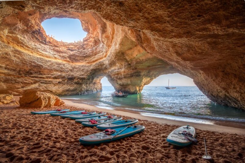 Algarve: Benagil Caves Stand-Up Paddle Board Tour - The Stops and Scenic Highlights