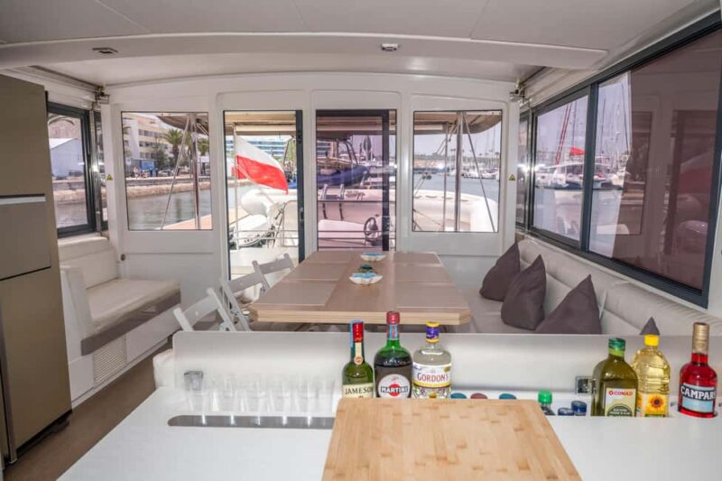 Algarve: Catamaran Cruise with Paddleboarding & Snacks - Onboard Snacks and Drinks