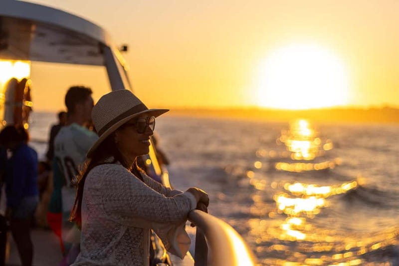 Algarve: Catamaran Sunset Tour with DJ or Live Guitarist - Key Points