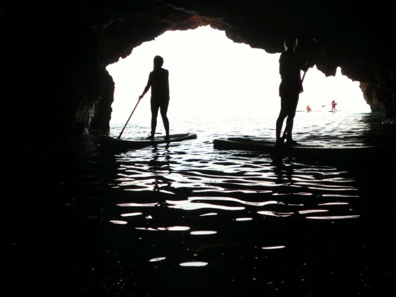 Algarve: Stand Up Paddle Tour w/ Snorkeling to Ingrina Caves - Cliff Jumping and Swimming Options