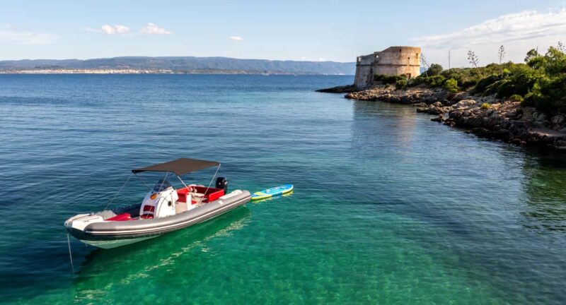 Alghero: boat tour, snorkelling, sup - Exploring Capo Caccia and Neptunes Grotto