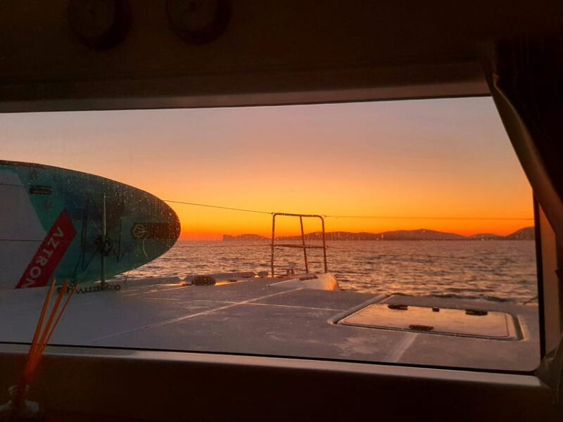 Alghero catamaran sunset tour Alghero - Activities on Board: Swimming, Paddling, and Snorkeling