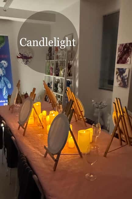 Alicante: Art Painting Workshop with Candlelight Option - The Artwork You Take Home and Its Drying Time