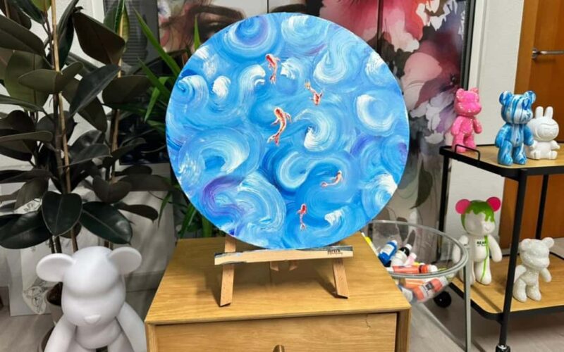 Alicante: Art-Therapy Wine & Paint Workshop - The Social and Relaxing Atmosphere with Spanish Wine