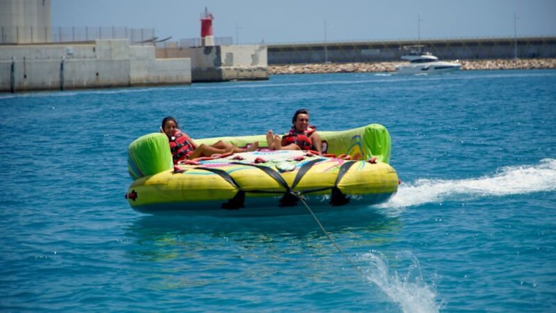 Alicante: Boat Powered Crazy Sofa Ride - Who Will Love the Crazy Sofa Ride