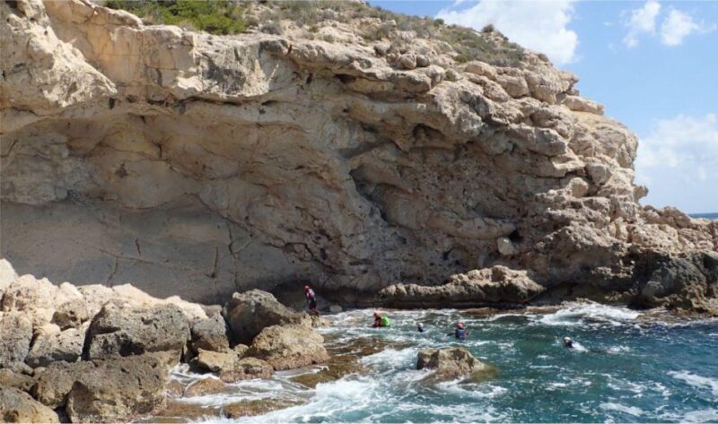 Alicante: Coasteering Adventure on Torres de la Villajoyosa - Cliff Jumping from Varied Heights