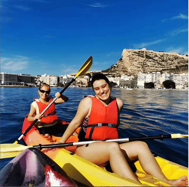 Alicante: Double Kayak Rental with Snorkel or Tapa and drink - Discover Alicante Bay and San Juans Coast from the Water