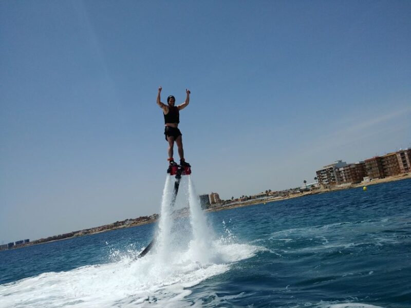 Alicante: Flyboarding Experience with Instructor - Highlights: Flying, Tricks, and Water Acrobatics