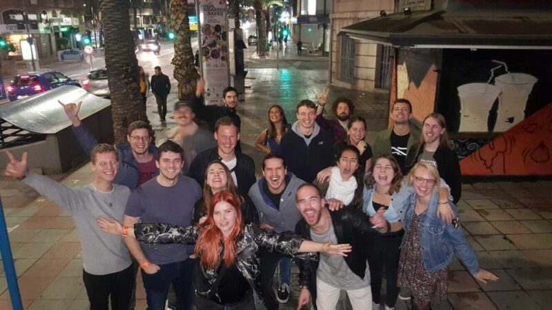 Alicante: Guided Pub Crawl with Shots and Beer - Late-Night Dancing and Socializing in the Club