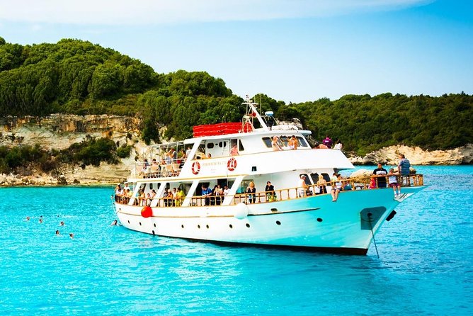 All Day Cruise - Paxos and Antipaxos Islands with Blue Caves - Optional Hotel Transfers for Easy Access