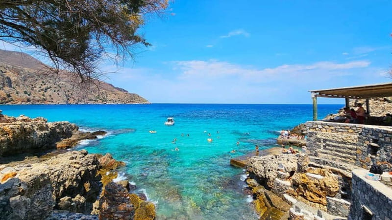 All Day Cruise to Ombrosgialos, Rethimno and Seitan Limania - Modern Boat Features for Comfort and Adventure