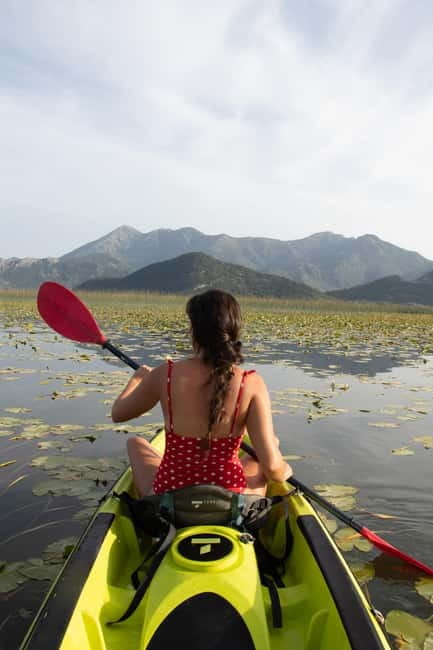 All Day Self-Kayaking to secret spots and wildlife observing - The Itinerary and Key Stops Along Skadar Lake