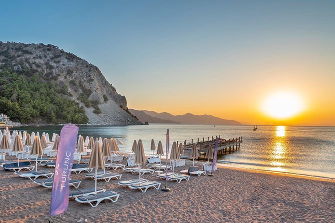 All Inclusive Boat Trip with Turunc and Kumlubuk break from Marmaris - Final Swim at Green Sea Bay