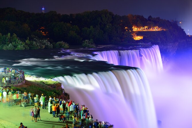 All inclusive Niagara Falls Day/Night Illumination Tour & Boat - Viewing Niagara Falls from the Observation Tower
