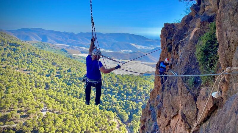 Almeria: Via Ferrata Castala - Post-Adventure Relaxation in the Local Pool
