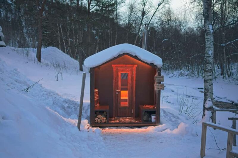 Alta: Gargia Lodge Nature Sauna Experience - The Outdoor Sauna at Gargia Lodge