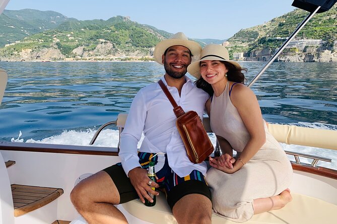 Amalfi Coast Full Day Private Boat Tour (cabin+restroom on board) - Key Points
