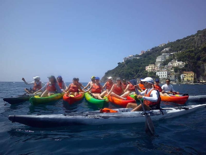 Amalfi Coast Kayak & Snorkeling Tour, Waterfall, Bay & Beach - Visiting the Marmorata Waterfall and Its Unique Setting
