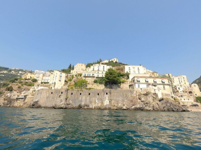 Amalfi Coast Kayak & Snorkeling Tour, Waterfall, Bay & Beach - Passing by the Amalfi Coasts Iconic Watchtowers and Villas