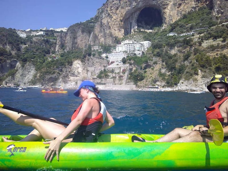 Amalfi Coast Kayak & Snorkeling Tour, Waterfall, Bay & Beach - Final Stop in Atrani and the Return Paddle