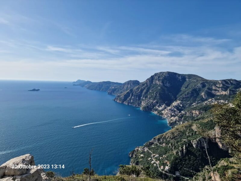 Amalfi Coast Path of the Gods Hike from Agerola - Views of Capri and the Faraglioni