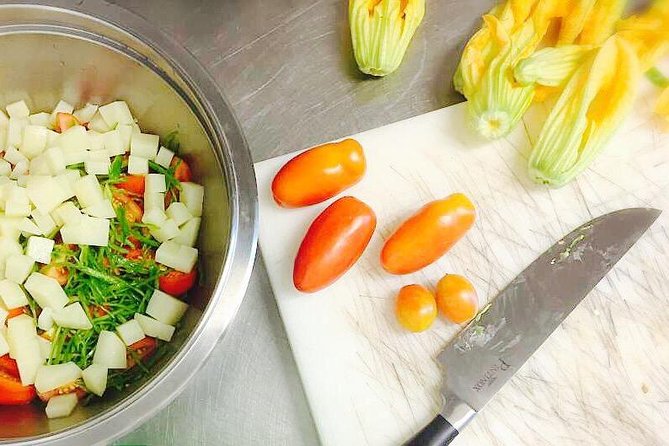 Amalfi Coast & Sorrento Cooking Class School at Farmhouse - Picking Fresh Organic Produce in the Farm Garden
