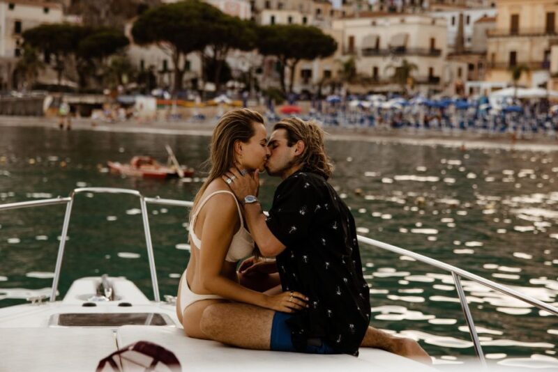 Amalfi Coast Sunset Boat Tour from Salerno with Aperitivo - Key Points