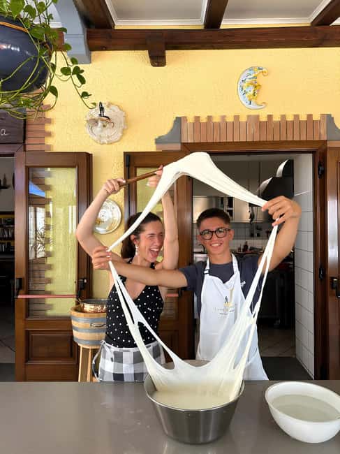 Amalfi: Make Fresh Pasta, Mozzarella & Tiramisù with wine - Amalfis Scenic Farmhouse Overlooks the Coast
