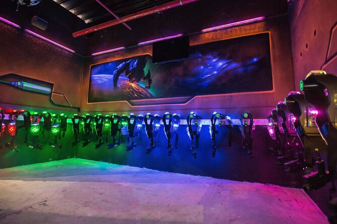 Amasing 2 Laser Tag Games in Brussels (40mn) - Arcade Games, Bar, and Amenities at Space Fun Games