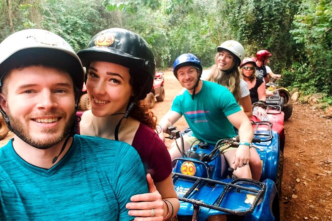 Amazing ATV (single) Cenote and Ziplines with Transfer from Playa del Carmen - The Safety and Equipment Provided