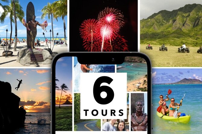 Amazing Oahu Adventure Bundle: 6 Epic Self-Guided Audio Tours - Day Trips to the North Shore and Windward Coast