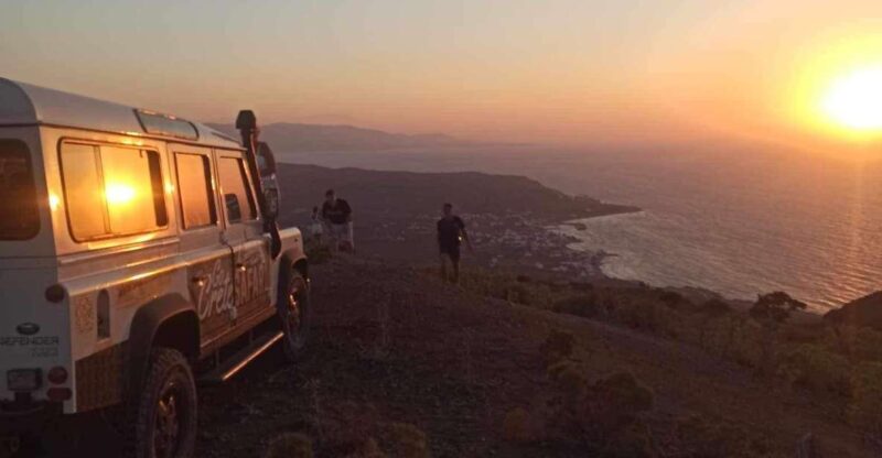 Amazing Sunset Safari Route with Dinner - Scenic Viewpoint at Kounali with a Taste of Raki