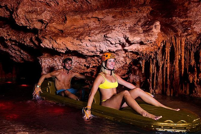 Amazing Xplor Fuego Tour All inclusive from Cancun & Playa del Carmen - The Unique Underground Rafting and Cavern Exploration