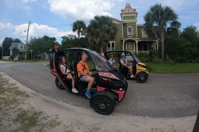 Amelia Island: Guided Arcimoto FUV Tour with Drink - Visit Villa Villakuela: From Pippi Longstocking Films