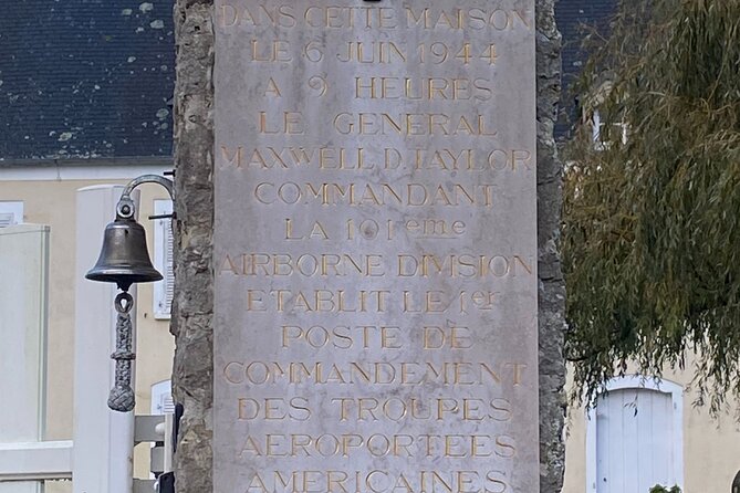 American 101st & 82nd Paratroopers in Normandy battlefield tour - Neuville-au-Plain: Holding Back German Counterattacks