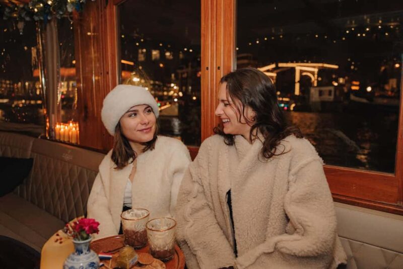 Amsterdam: 2-Hour Candle Light Cruise + Drinks & Snacks - The Curated Winter Snack Platter and Hot Drinks