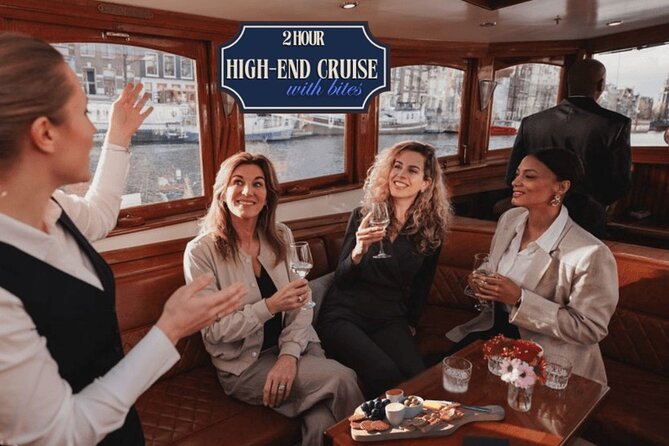 Amsterdam 2-Hour Small Group Canal Cruise w/ Dutch snacks & Bar - Food and Drink Options Onboard