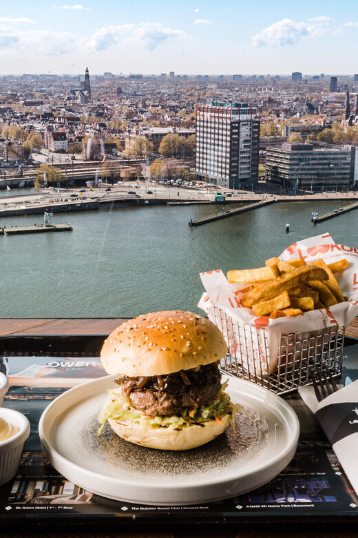 Amsterdam: A'DAM Lookout Entry Ticket with Burger - How to Reach the ADAM Lookout from Central Station