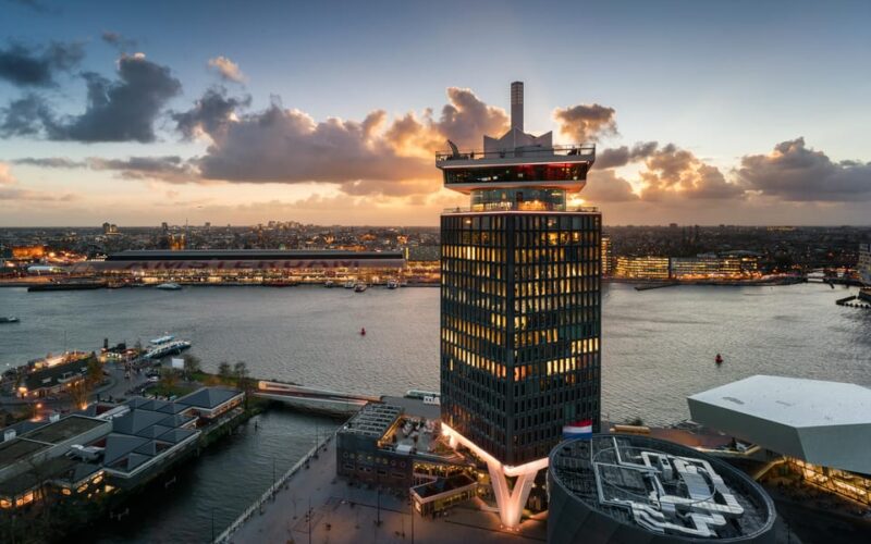 Amsterdam: A'DAM Lookout Ticket and Lunch or Dinner Voucher - The Over The Edge Swing: For Thrill-Seekers Only