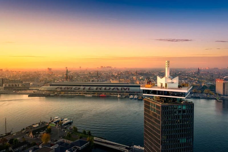 Amsterdam: A'DAM Lookout with Revolving Restaurant Moon - Key Points