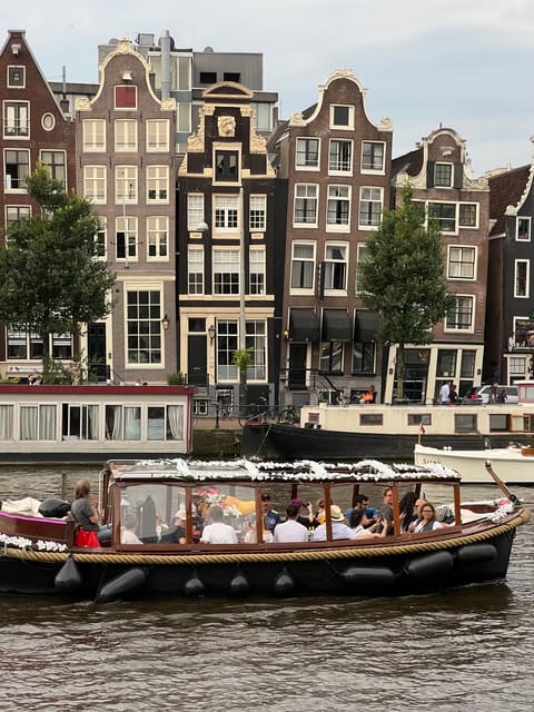 Amsterdam: Boat Tour with Optional Unlimited Drinks - The Route and Major Stops Along the Canal